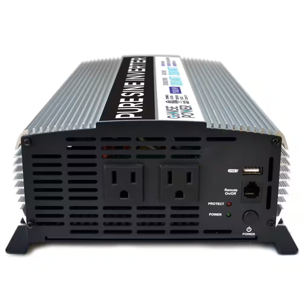 1,000-Watt Continuous/2,000-Watt Peak Pure Sine Wave Inverter