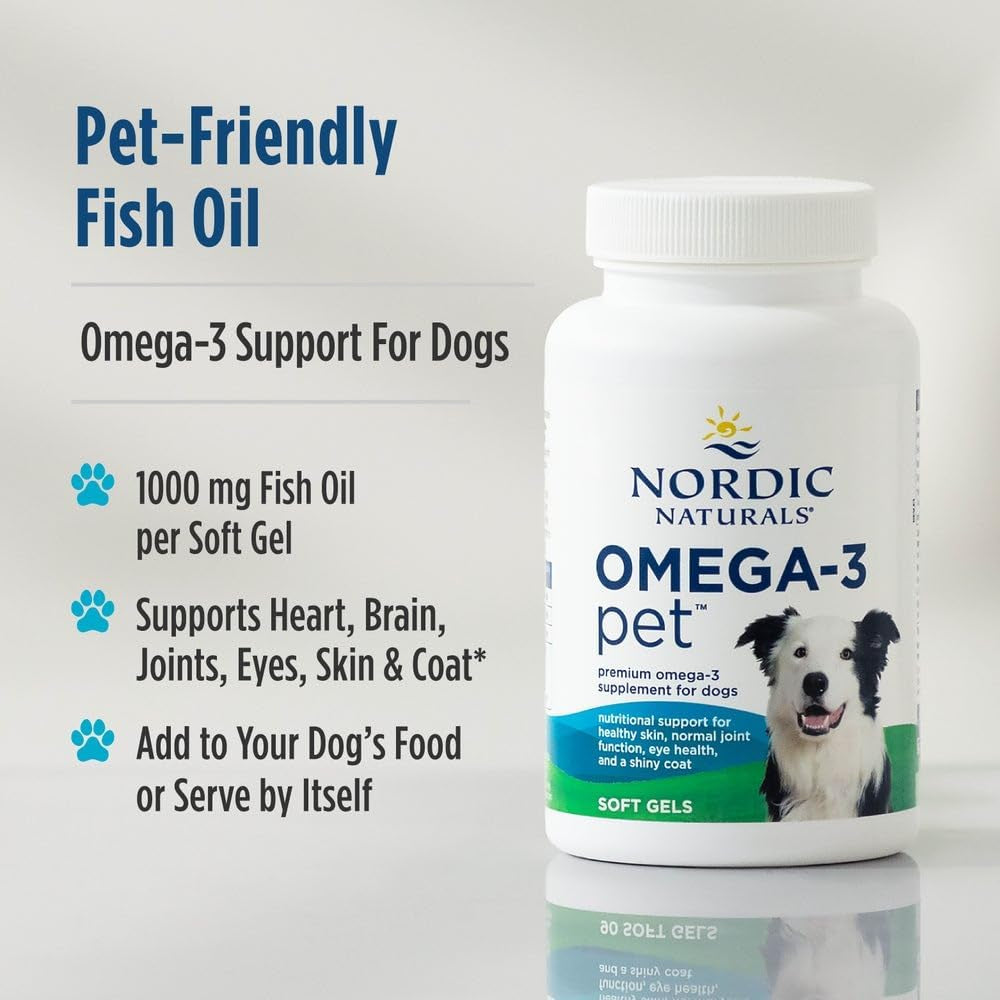 Nordic Naturals Omega-3 Fish Oil for Dogs with EPA + DHA - 90 Count