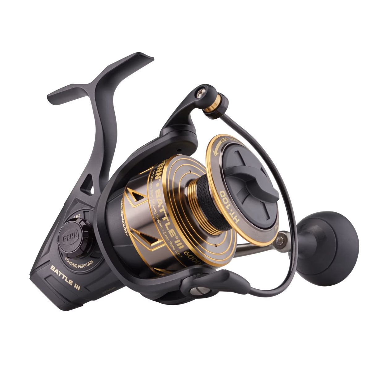 Battle III Spinning Inshore/Nearshore Fishing Reel, Size 0 (1518036)