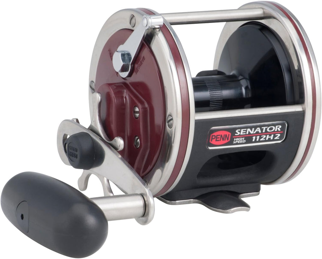 PENN Special Senator Star Drag Conventional Nearshore/Offshore Fishing Reel, HT-100 Star Drag, Max of 22Lb | 9.9Kg, Machined and Anodized Aluminum Spool, 450 -Yard, 50 -Pound Capacity, Multicolor
