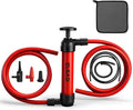 Fluid Transfer Siphon Pump for Gasoline, Multi-Use Liquid Transfer Pump, Fuel Oil Siphon Pumps, Multifunction Hand Inflation Pumps with Inflator Hose Adapter, Balloon Adapter