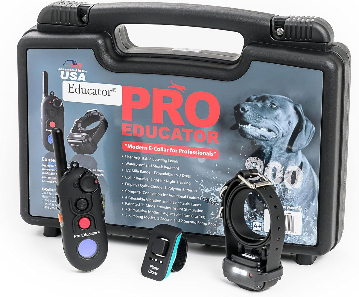 E-Collar  Pro PE-900 Dog Training Collar, 1 Dog, Black