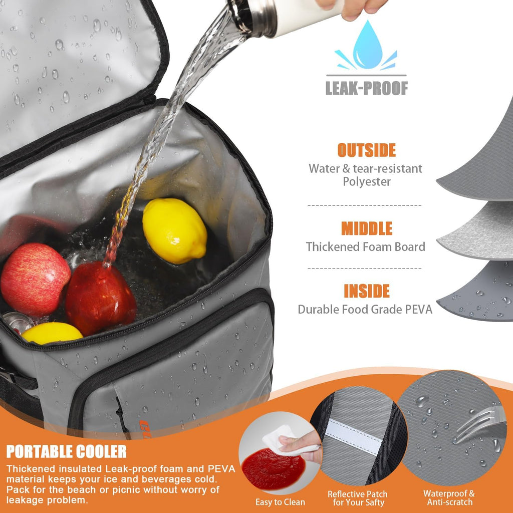 Backpack Coolers for Men,Insulated Thermal Cooler Bag Ice Chest