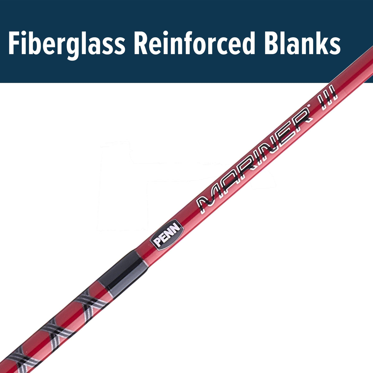 Mariner® III Boat Conventional Rod, 6' Extra Heavy Fishing Rod