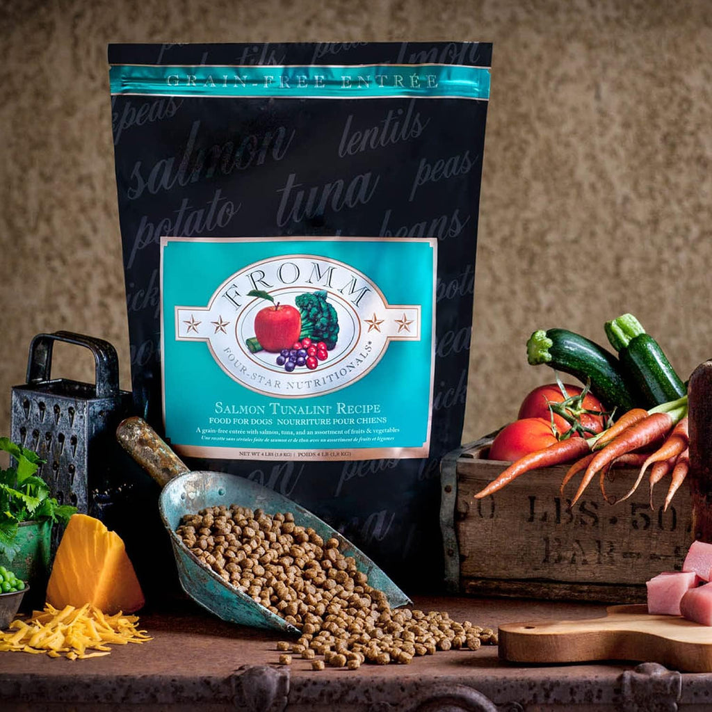 Four-Star Nutritionals Salmon Tunalini Dog Food - Premium Dry Dog Food - Salmon Recipe - 4 Lb