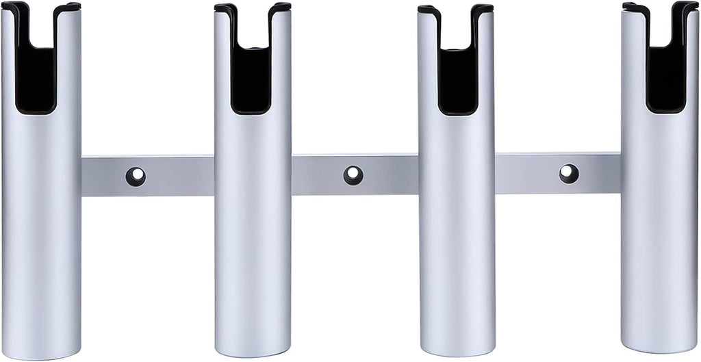 Aluminum Fishing Boat Rod Holder,3/4 Link Tube Aluminum Rod Rack, Suit Boats & Yacht ,Silver