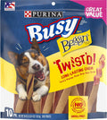 with Beggin Twisted Dog Treats, with Real Bacon, 10 Ct Pouch