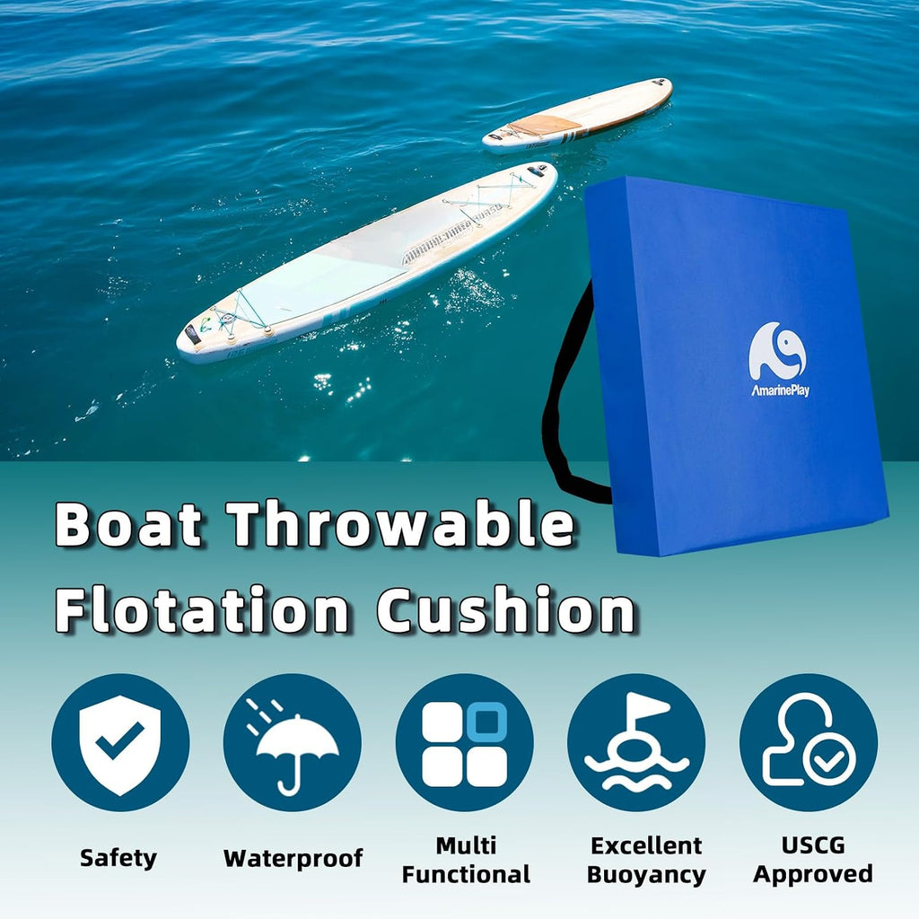 Boat Throwable Flotation Device Emergency Marine Foam Flotation Cushion