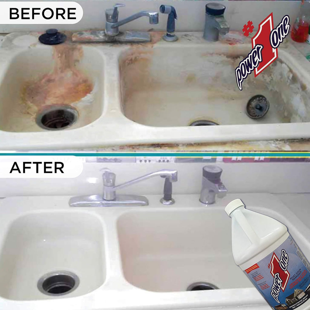 Boat Hull Cleaner for Fiberglass Boats 1 Gallon - Hard Water Stain Remover, Rust Removal Liquid, Calcium Remover, Gel Coat Cleaner, Marine Hull Cleaning Solution for Fiberglass and Waterline Stains