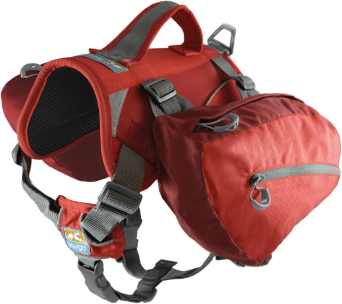 Big Baxter Dog Backpack Harness, Chili/Barn Red