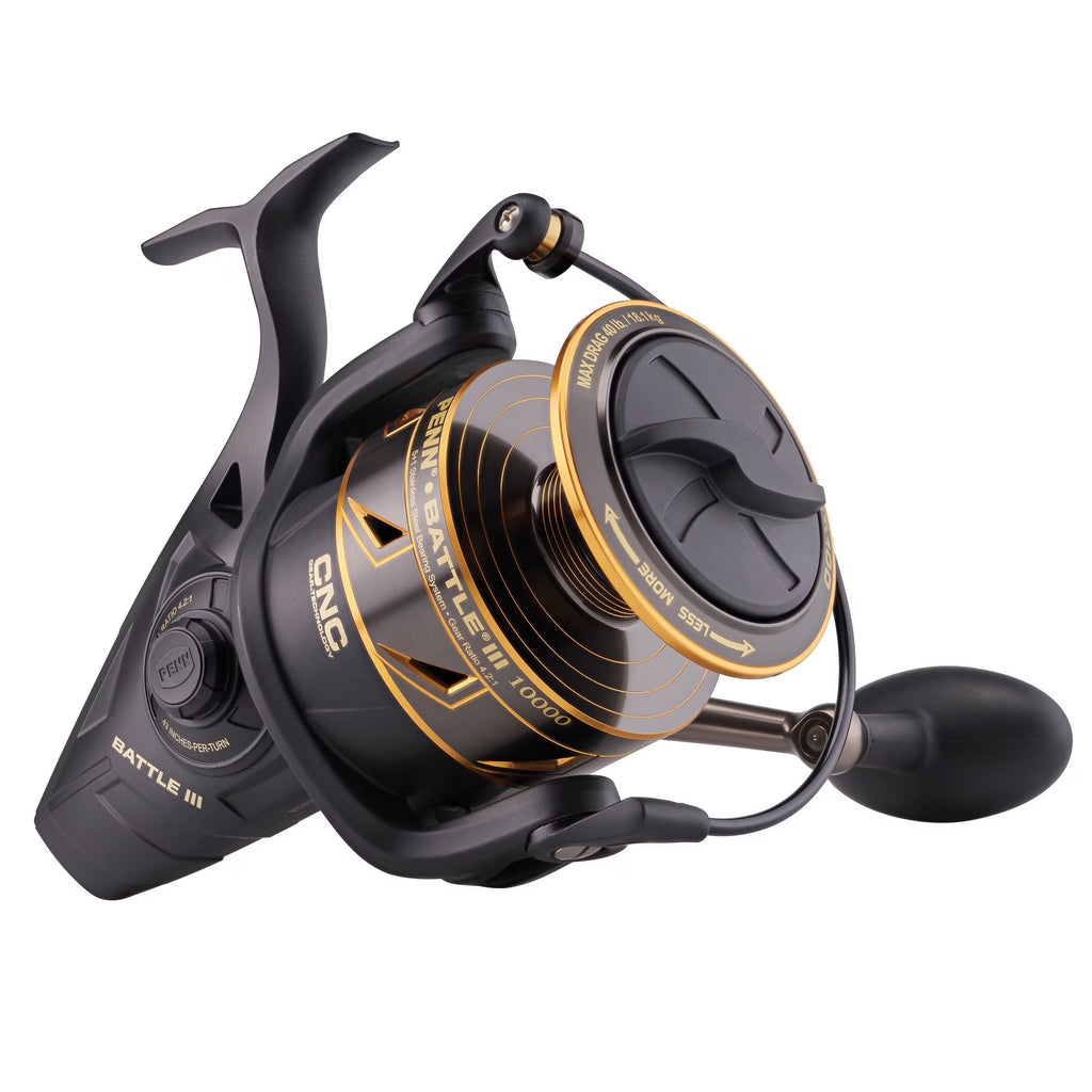 Battle III Spinning Nearshore/Offshore Fishing Reel, Size 10000
