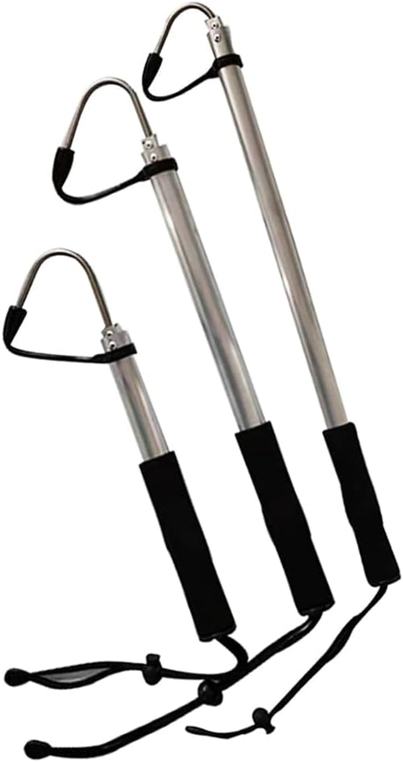 Telescopic Fish Gaff with Stainless Sea Fishing Spear Hook Tackle