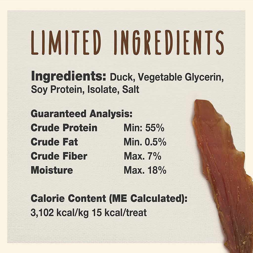 Gourmet Duck Breast Dog Jerky Treats, 14 Oz