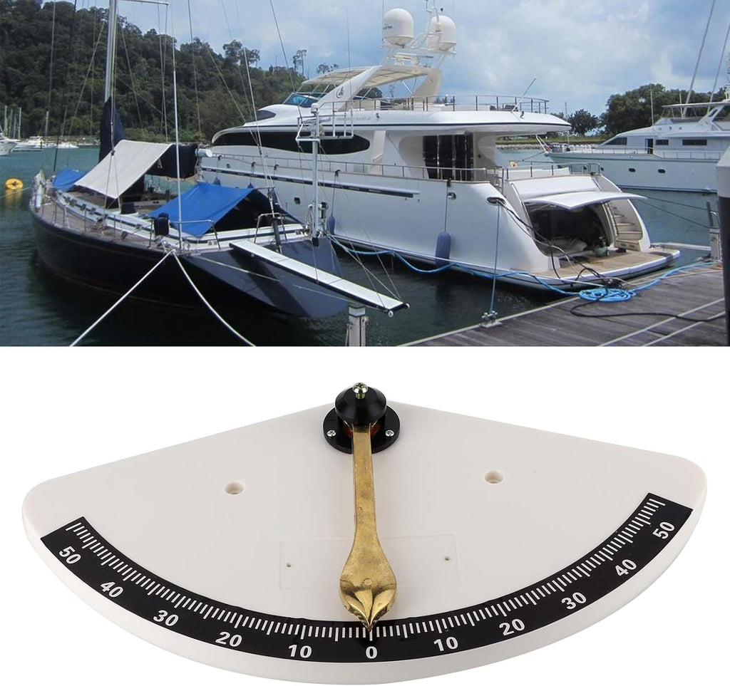 Nautical Clinometer, Marine Clinometer Level Inclinometer Angle Finder Instrument for Ships Boats Yachts Rvs