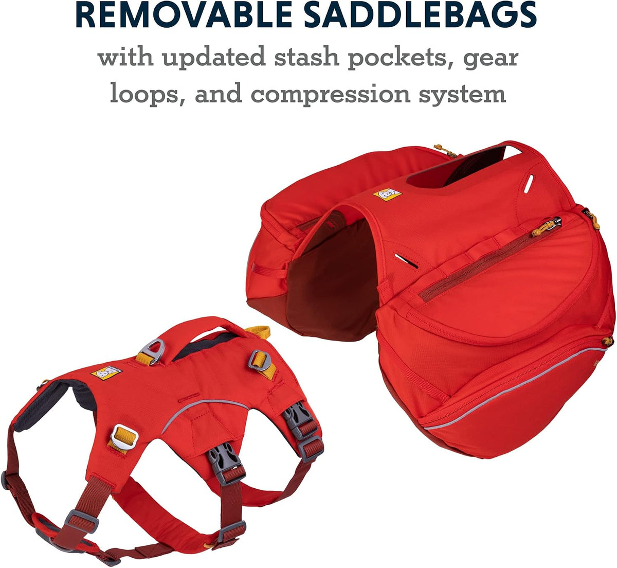 , Palisades Dog Backpack, Red Sumac, Small