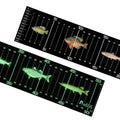 51 X 6.5 Inch Glow in the Dark Fish Ruler for Boat, Waterproof PVC Fish Measuring Sticker, Large Scale Fishing Measuring Tape for Big Fish, Self-Adhesive and Durable – 1PCS