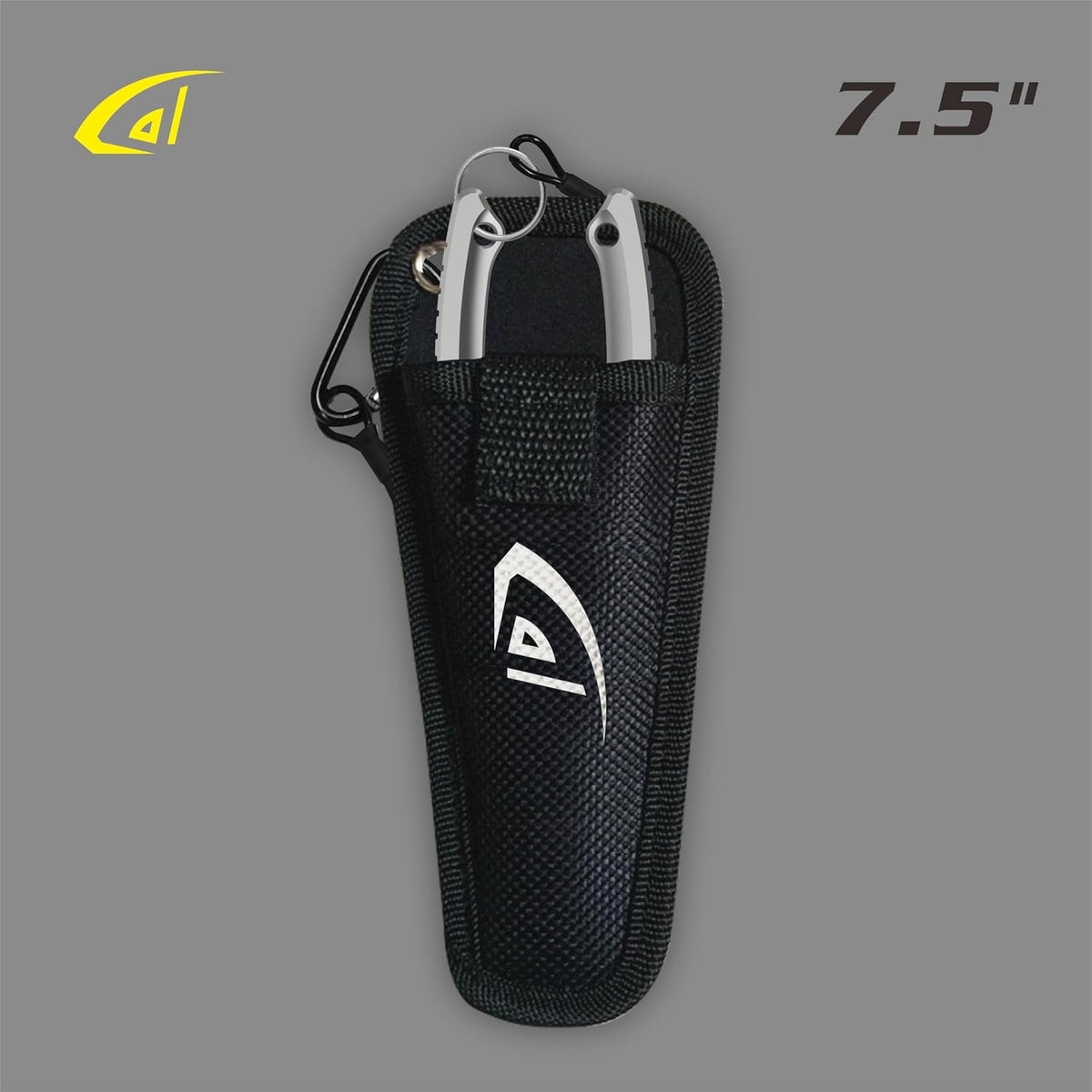 7.5-Inch Aluminum Fishing Side Cutters with Sheath and Safety Lock