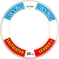 Trikfish Monofilament Leader Line for Saltwater Fishing - Premium Mono Leader Fishing Line - Saltwater Leader Material - Clear, High-Strength & Abrasion Resistance, User-Friendly Wrist Spool - 50 Yard