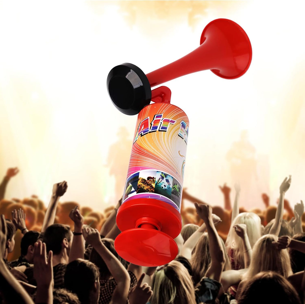 Air Horn for Boat Graduation Party Sports Events Bear, ABS Portable Air Pump