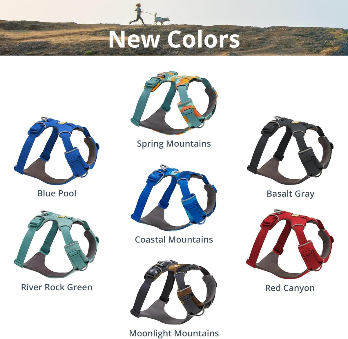 , Front Range Dog Chest Harness, Spring Mountains, Xx-Small