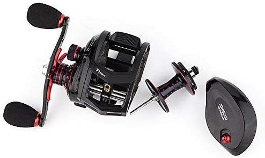 Titan Baitcasting Reel Max Drag 13 Kgs Big Fish Fishing Reel for Saltwater and Freshwater Heavy Duty
