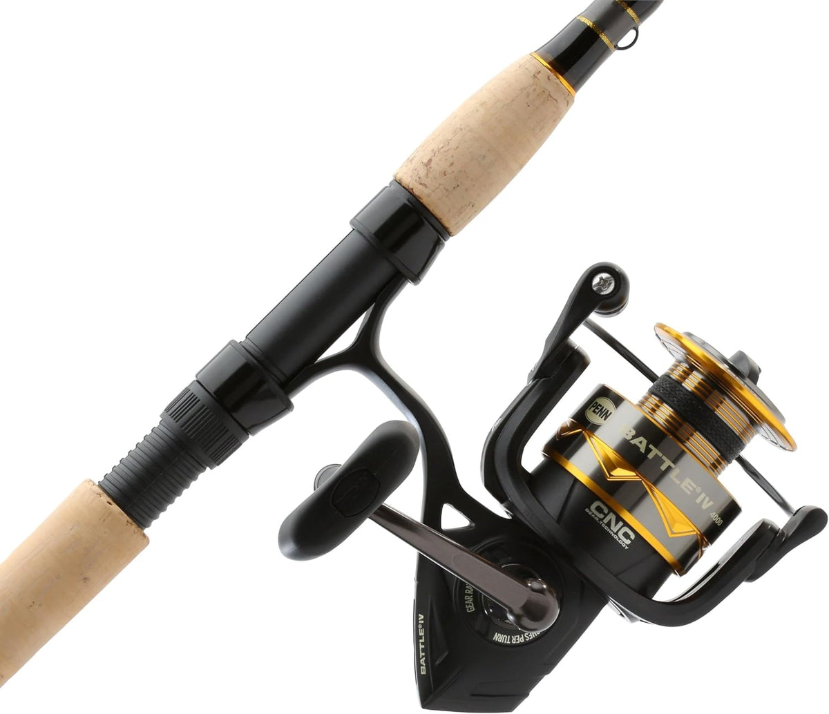 Penn Battle IV Spinning Reel and Fishing Rod Combo