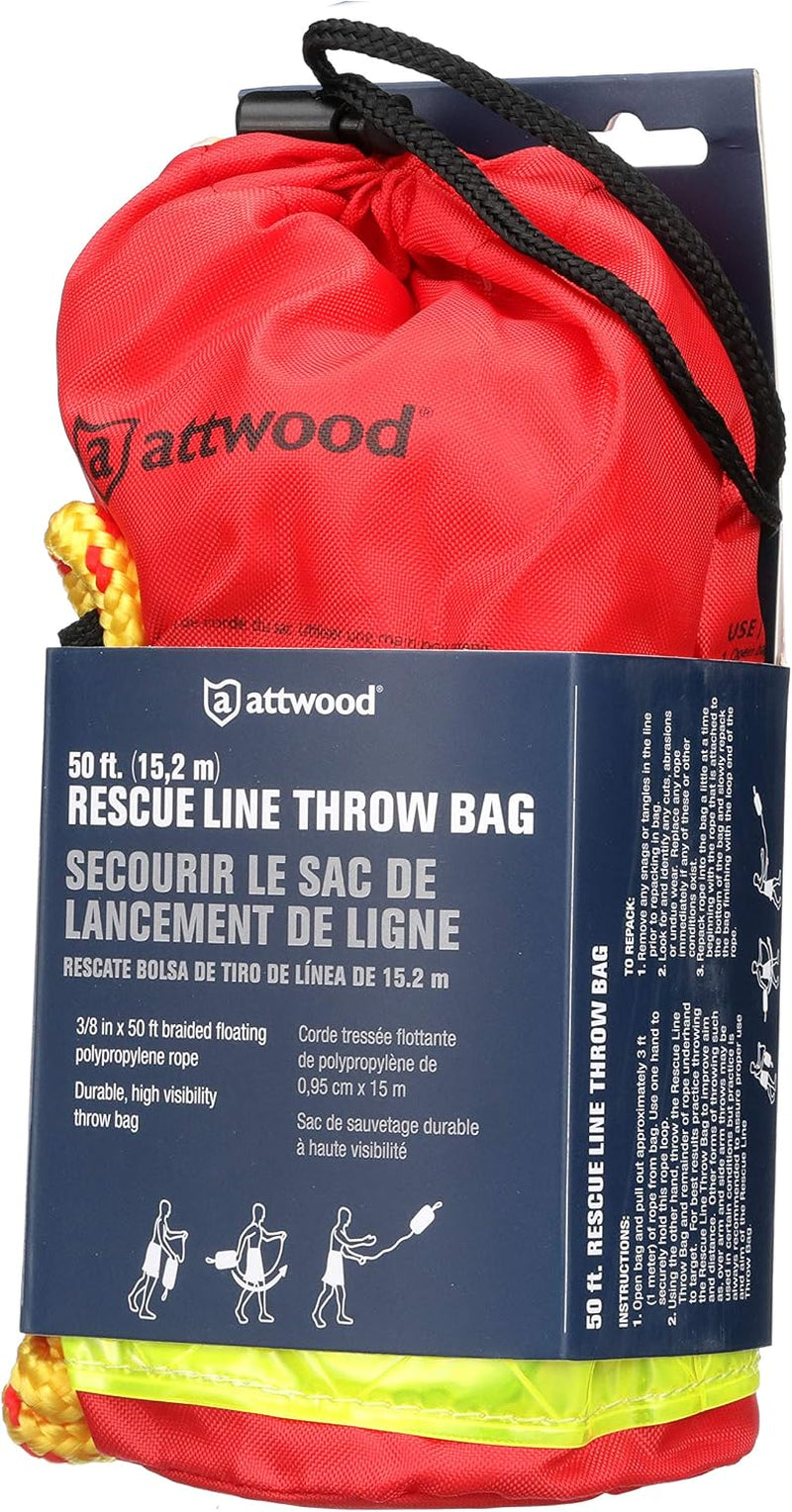 Rescue Line Throw Bag, Red, 50