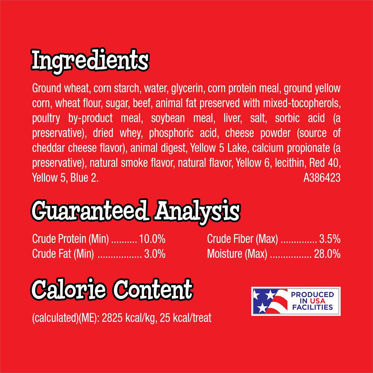 Purina Twistables Dog Treats, Beef & Cheese Flavor, (4) 26 Oz Pouches