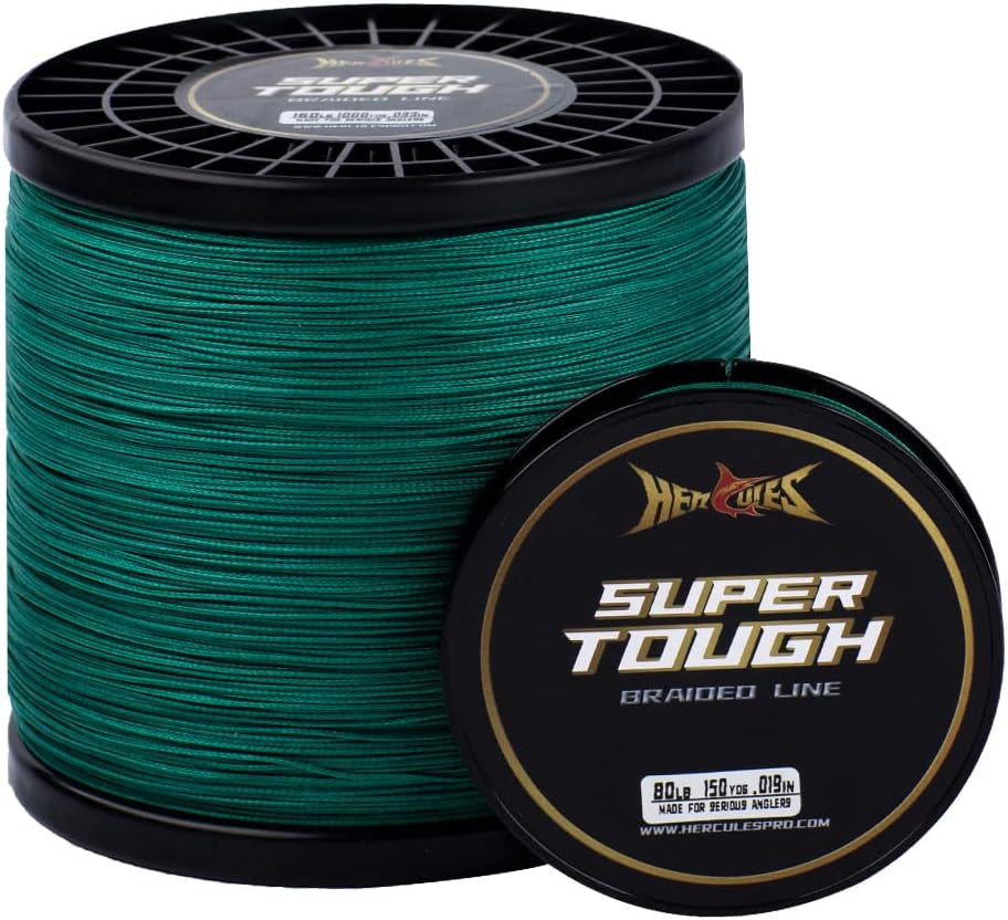 Super Tough Braided Fishing Line, 4 Lb - 160 Lb Braid Lines