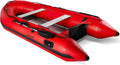 Inflatable Dinghy Boat 2-8P USCG Alum Transom V-Hull 4Cham