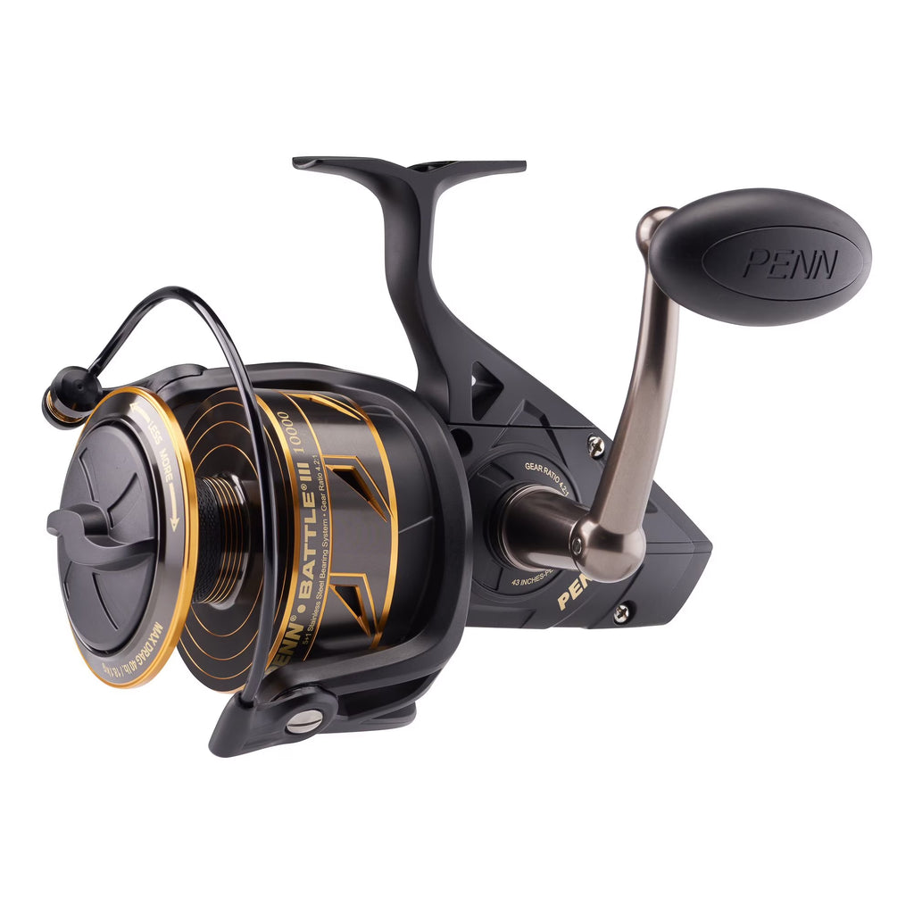 Battle III Spinning Nearshore/Offshore Fishing Reel, Size 10000