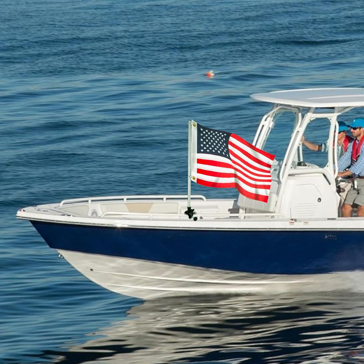 Boat Flags Marine 16 X 24, American Flag Pole Kit Stainless