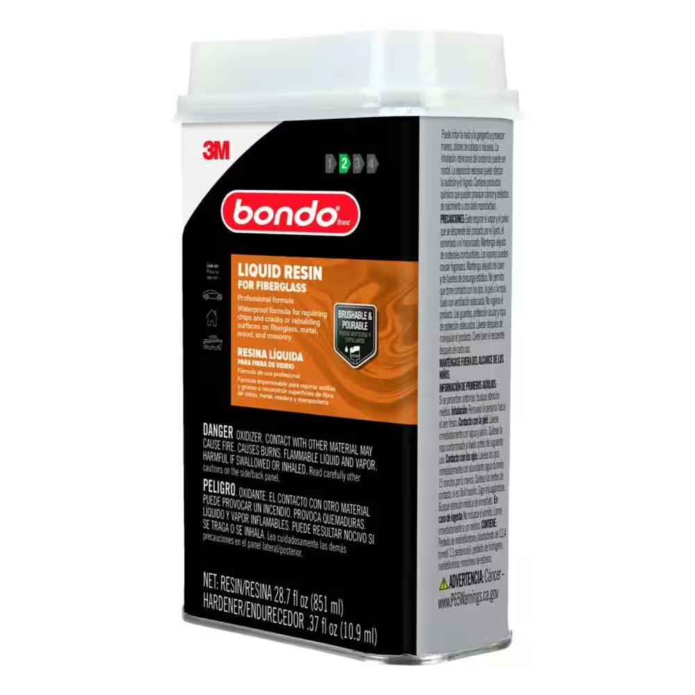 1 Qt. All-Purpose Fiberglass Resin