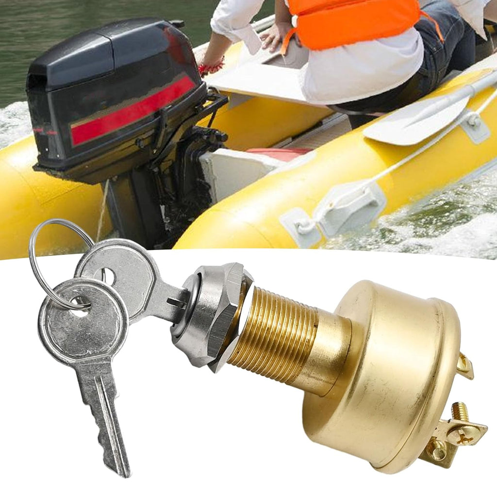 MP39060-1 Heavy Duty Marine Ignition Switch 3 Position Off-On-Start Fit for Boats