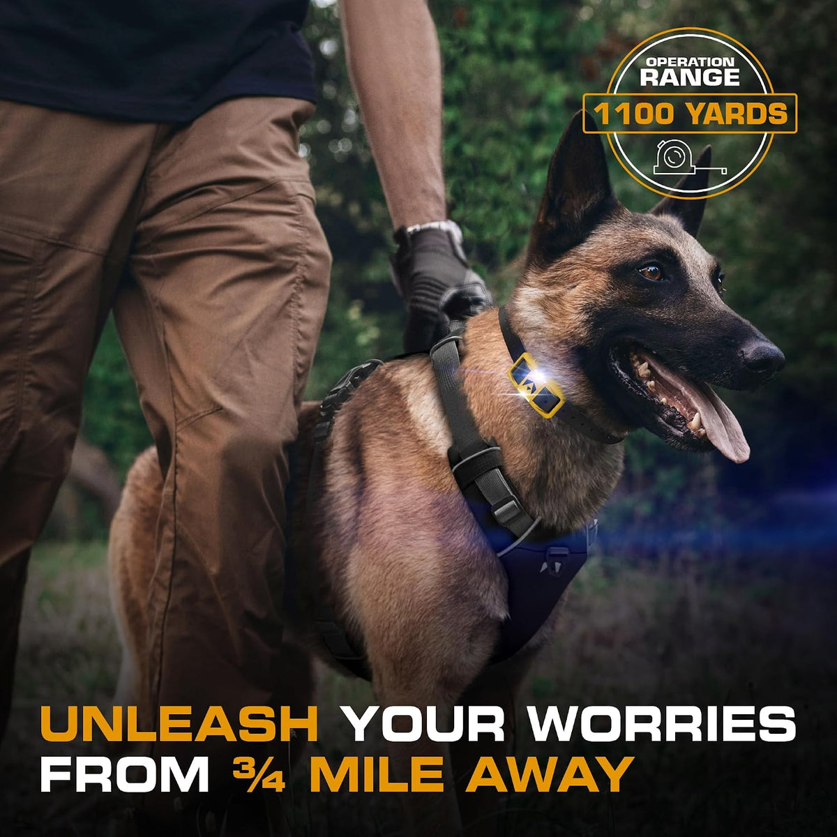 Ultra K9 Dog Training Collar with Remote, Shock Collar for Dogs