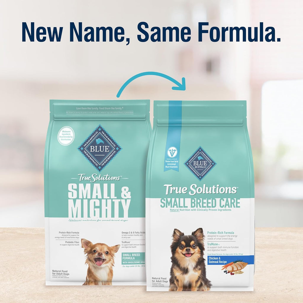 True Solutions Small Breed Care Chicken Dry Dog Food, 4 Lb