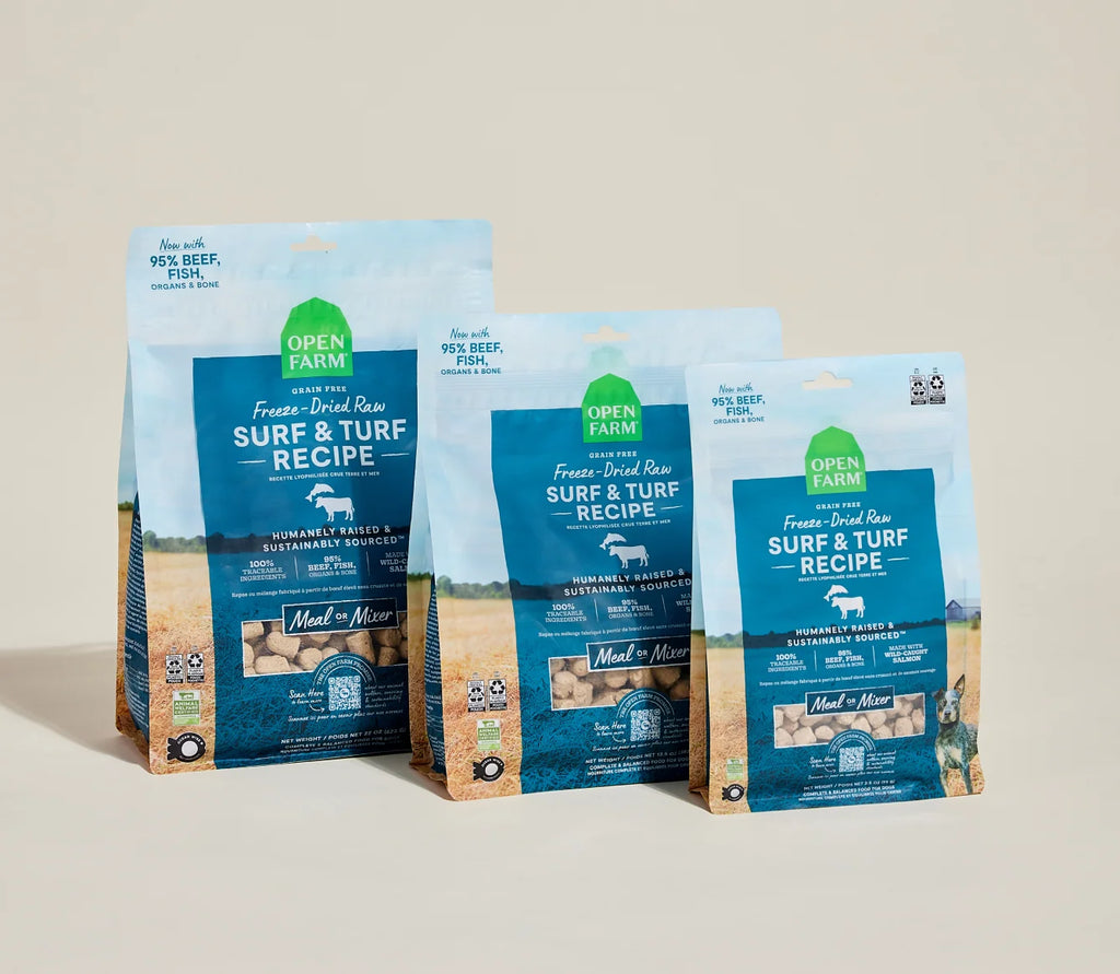 Surf & Turf Freeze Dried Raw Morsels for Dogs