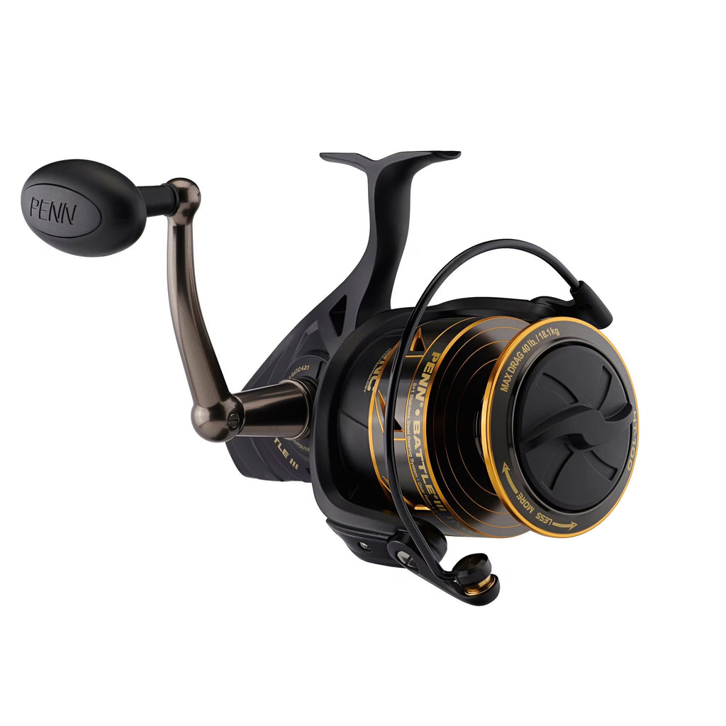Battle III Spinning Nearshore/Offshore Fishing Reel, Size 10000
