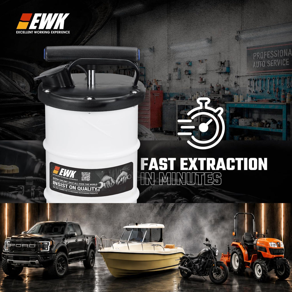 6.5L Manual Oil Extractor Pump for Cars Boats and Small Engines