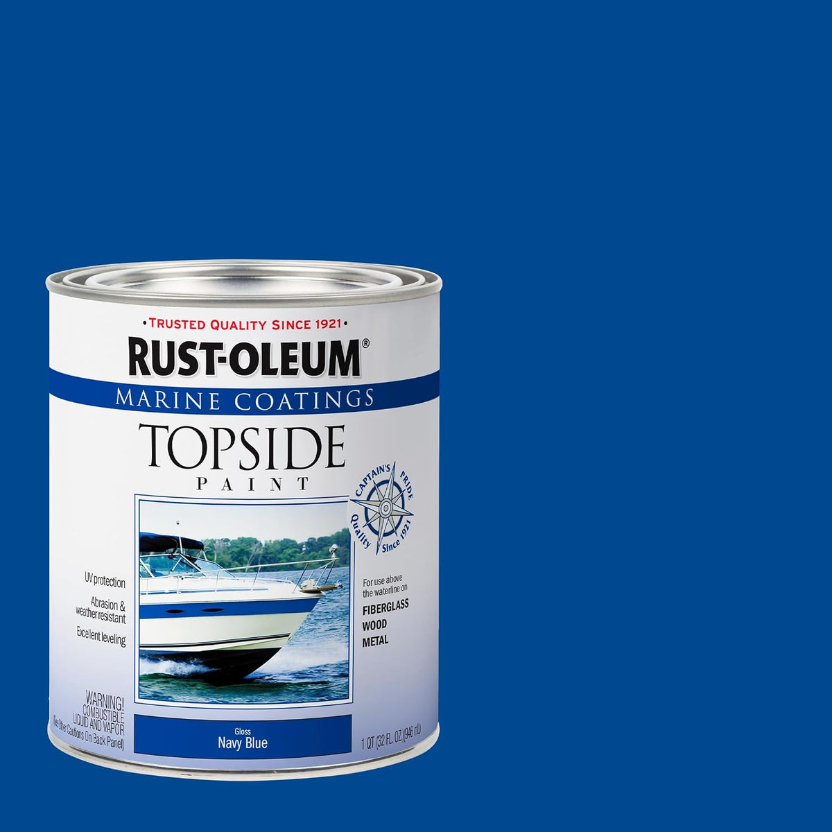 Marine Topside Semi-Gloss Navy Blue Boat Paint