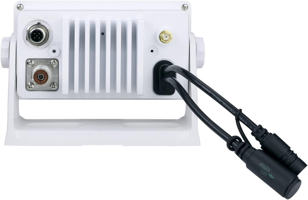 UM725GBT Marine VHF Radio, All USA, Canada, and Intl. Marine Channels, 1Watt/25Watt Transmit Power, Largest LCD Screen in Class, NOAA Weather Channels, Speaker Mic, GPS Built-In, and Bluetooth
