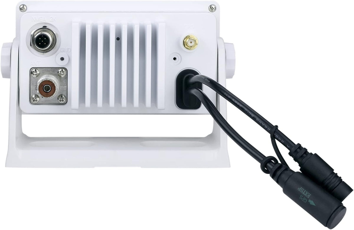 UM725GBT Marine VHF Radio, All USA, Canada, and Intl. Marine Channels, 1Watt/25Watt Transmit Power, Largest LCD Screen in Class, NOAA Weather Channels, Speaker Mic, GPS Built-In, and Bluetooth