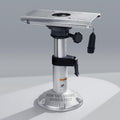 Aluminum Boat Seat Pedestal, Adjustable Height Locking, Boat Seat Pedestals and Bases Mount for Fishing Bass Pontoon Boats