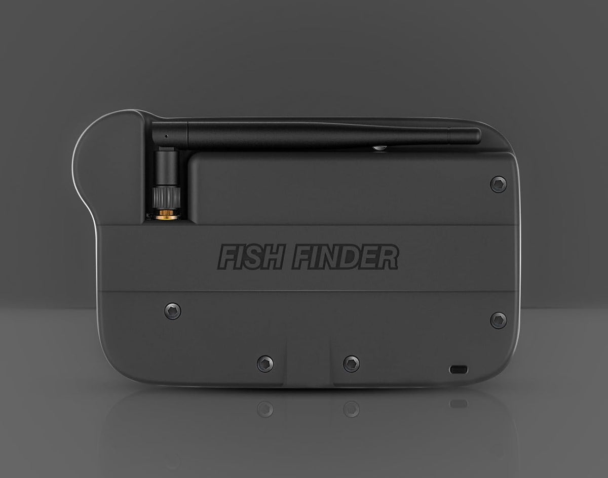 Handheld Fish Finder Portable Fishing Kayak Fishfinder Fish Depth Finder Fishing Gear with Sonar Transducer and LCD Display