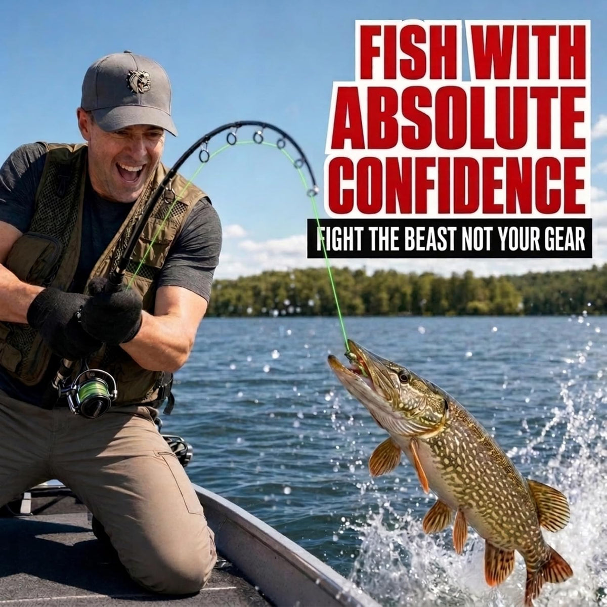 Fishing Leaders with Swivels - Carp - Pike - Catfish - Muskie - Walleye - Bass - Mackerel - Snapper