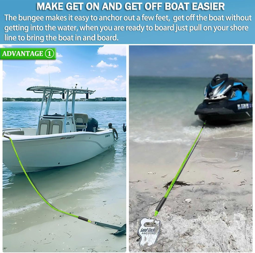 Boat Bungee Dock Lines, Boat Bungee Anchor Lines, Boat Bungee Anchor Rope, PWC Anchor Line, PWC Accessories, Jet Ski Accessories