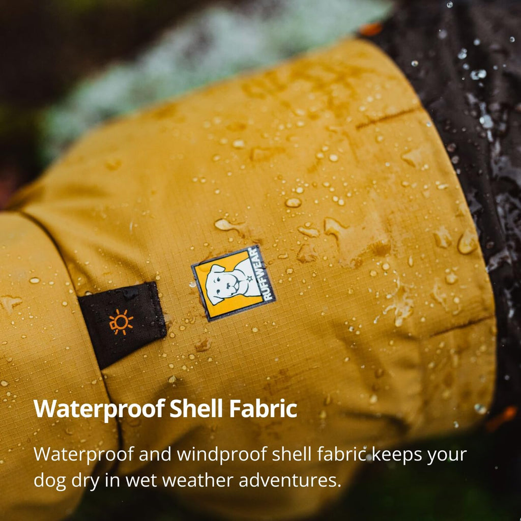 , Sun Shower Dog Raincoat, Earth Brown, Large