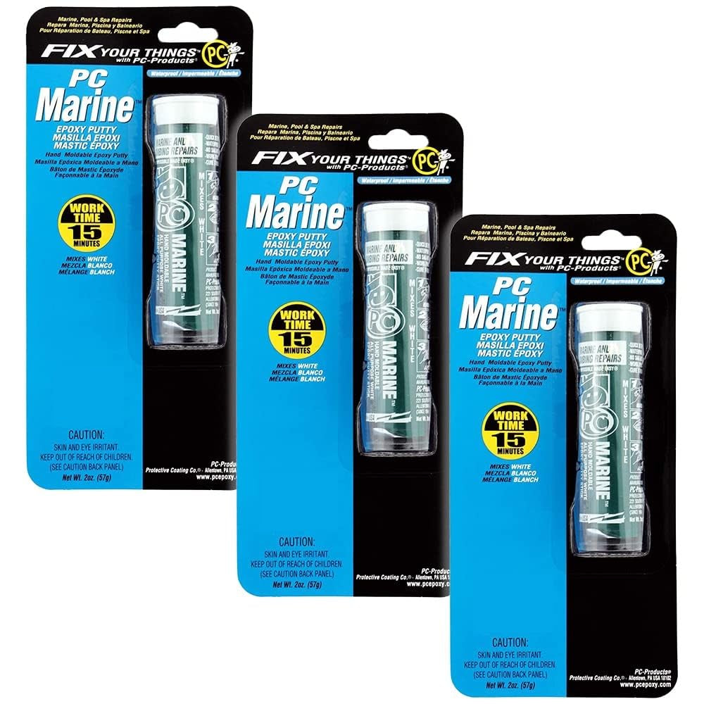 Pc-Marine Epoxy Putty, 2 Oz Stick (Pack of 3)