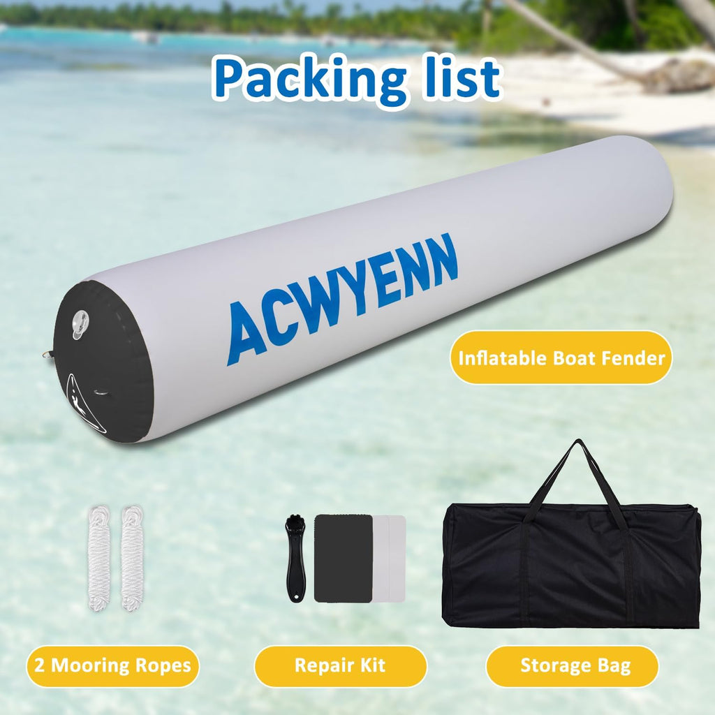 Inflatable Large Boat Dock Bumpers and Fenders for Docking