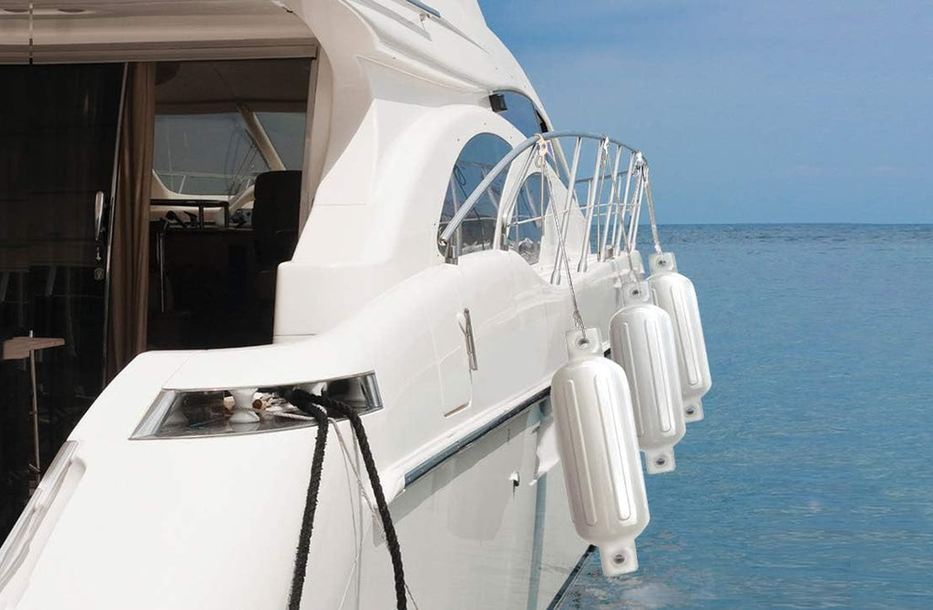 Twin Eye Ribbed Inflatable Boat Fender, Various Sizes & Colors